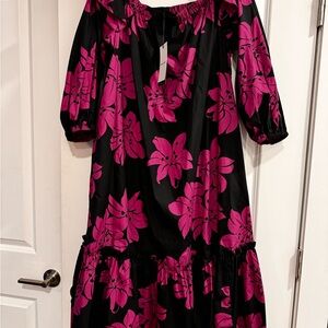 Floral Off-Shoulder Dress